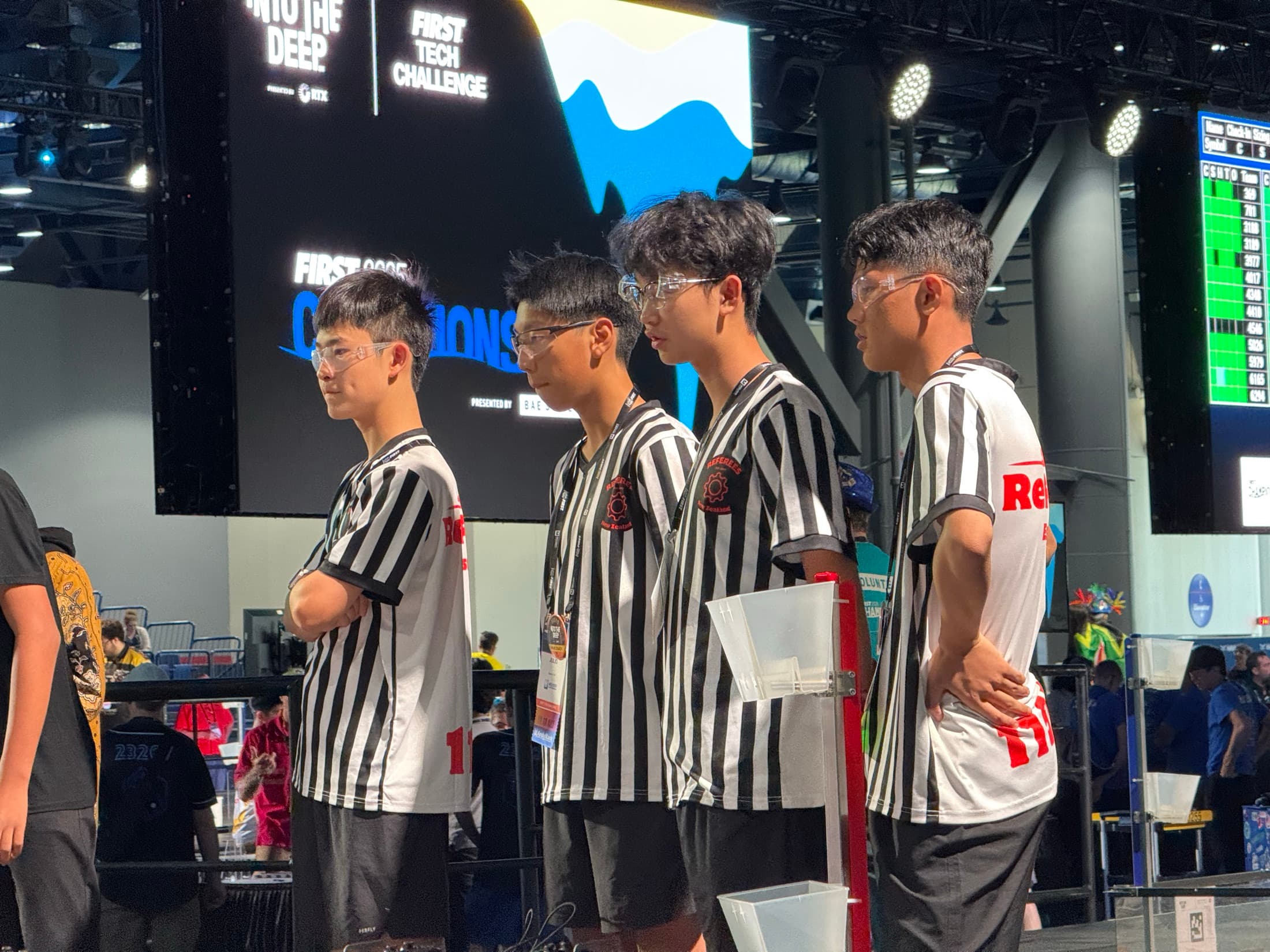 CMR referees at the 2025 world championship venue
