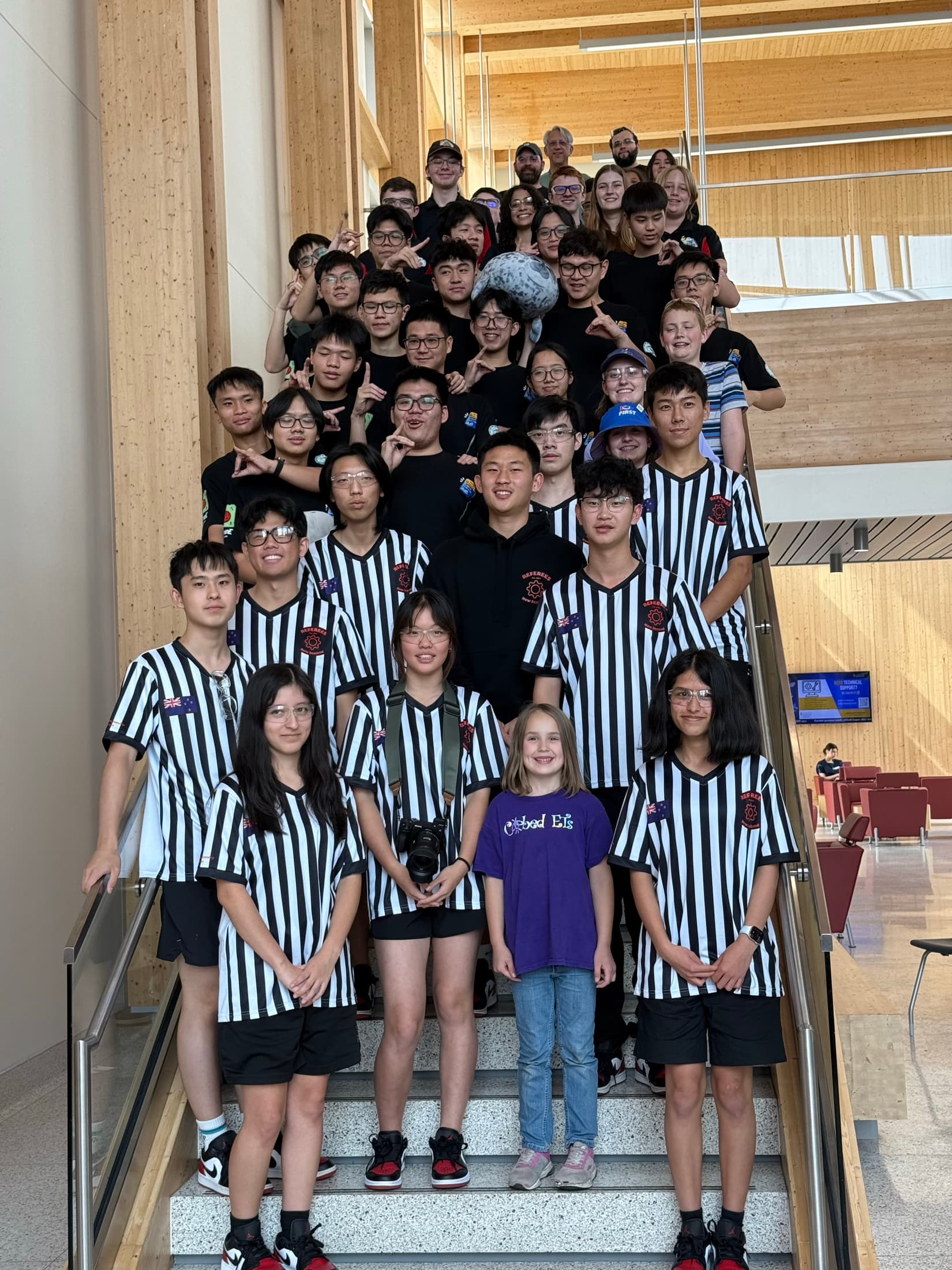 CMR referees group at a scrimmage event