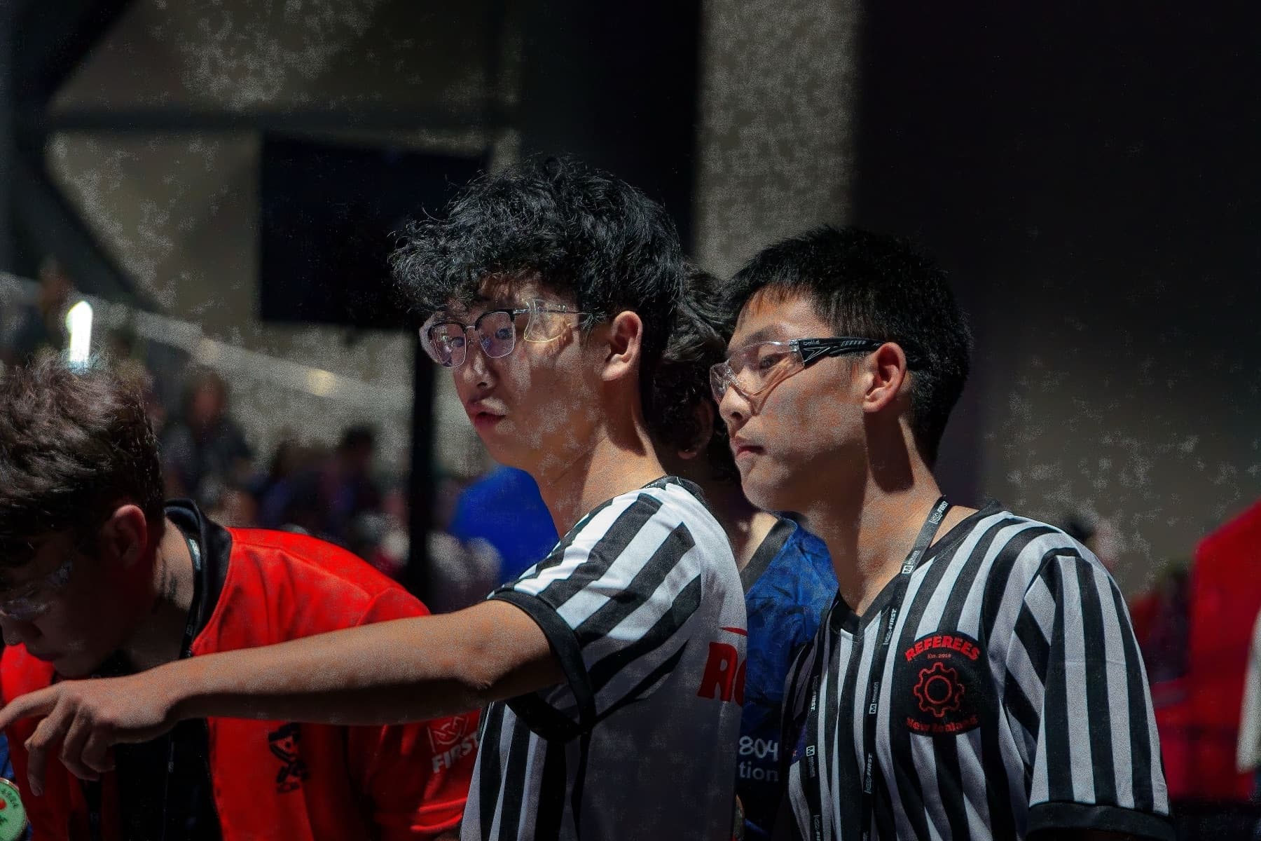 CMR referees team members during world competition